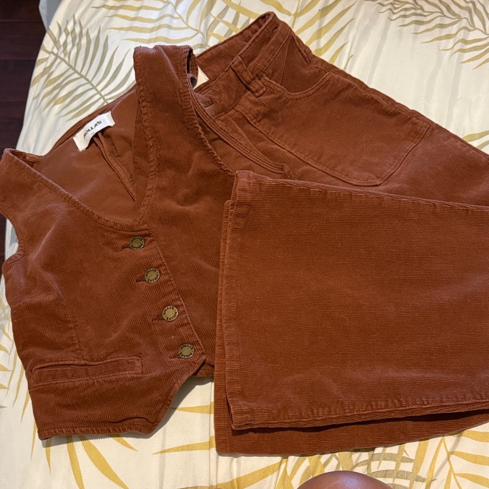 ROLLA'S from Free People Rust Brown Corduroy Boot Cut Pants - Picture 5 of 5